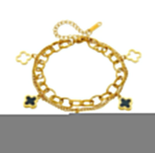 Luck Intention Clover Bracelet - Love. Luck. Hope & Faith