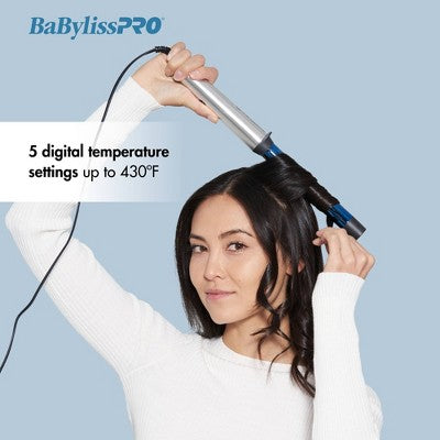 BaBylissPRO Nano Titanium Curling Wand Blue - Imperfect Box