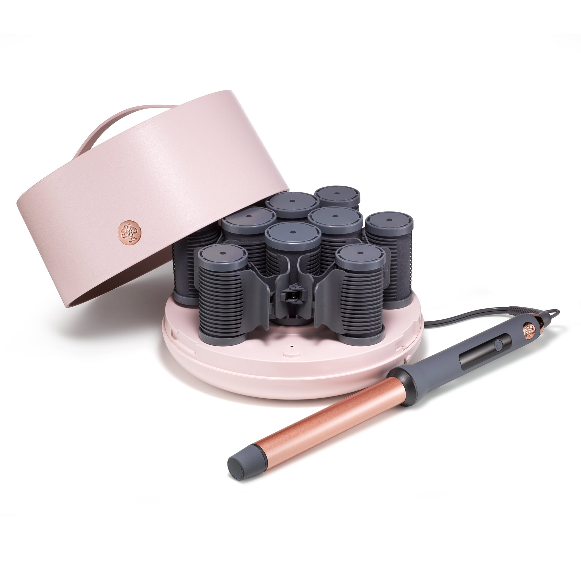 (2 Pack)  Ceramic Thermal Hot Rollers for All Hair Types & Textures, 10 Piece Set,