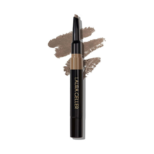 LAURA GELLER NEW YORK Sculpt-N-Stay Waterproof Brow Pencil & Gel- Taupe