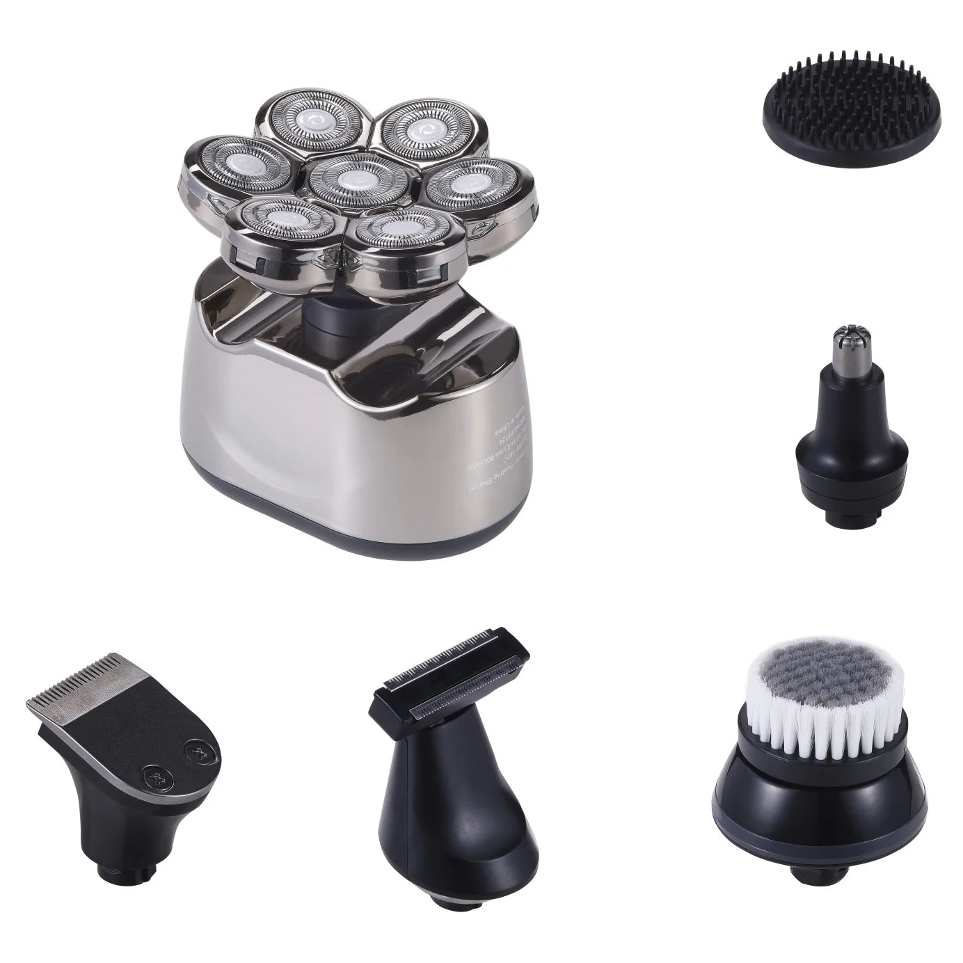7 Head Floating Cordless Rechargeable Men'S Electric Shaver