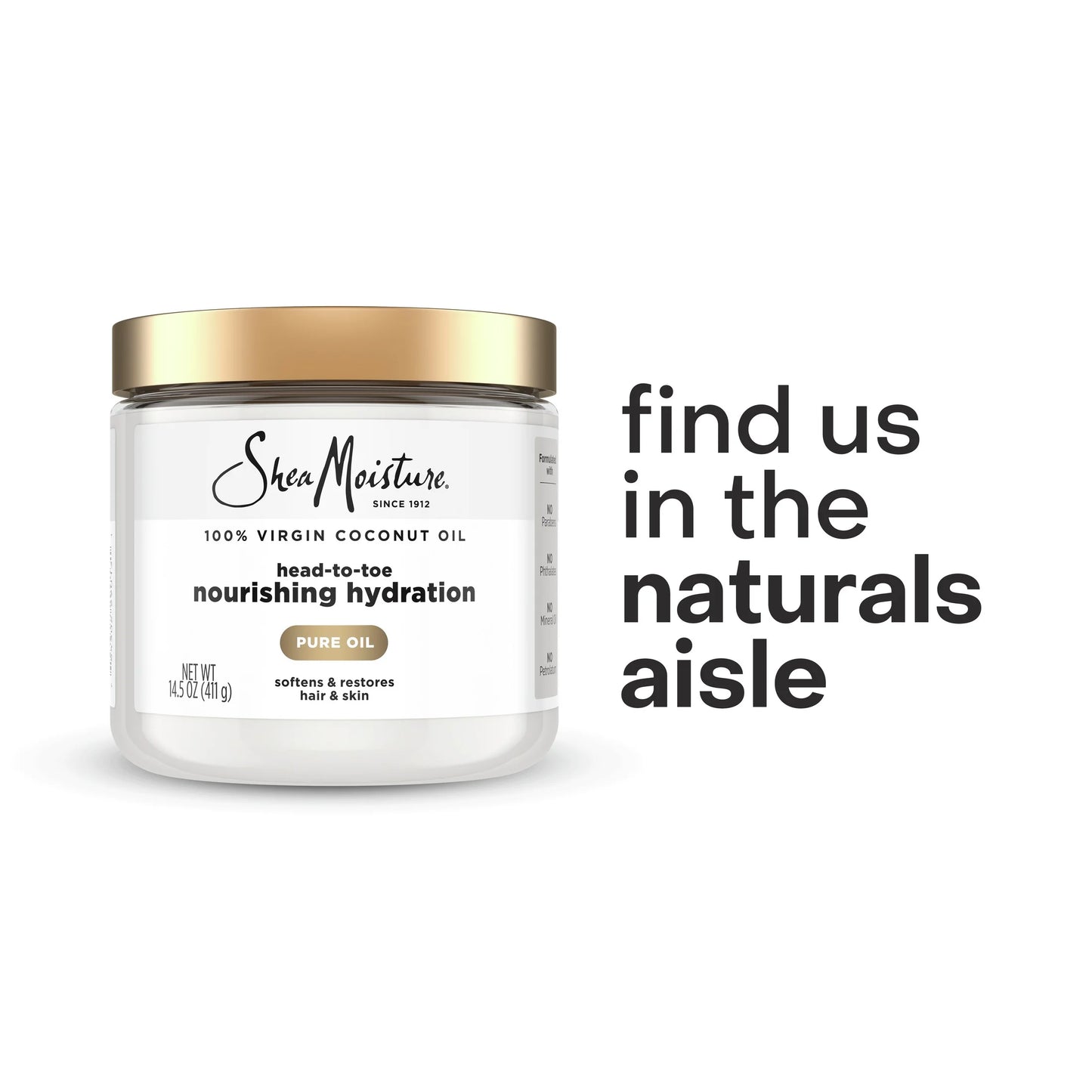 (2 Pack)  100% Extra Virgin Coconut Oil Nourishing Hydration, 14.5 Oz