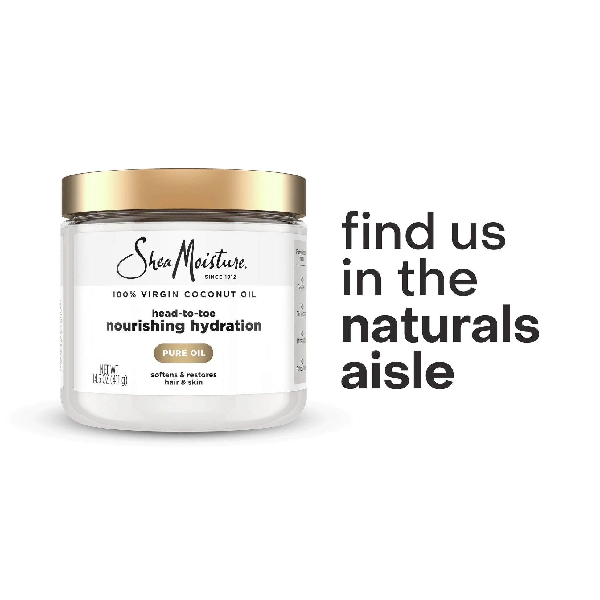 (2 Pack)  100% Extra Virgin Coconut Oil Nourishing Hydration, 14.5 Oz