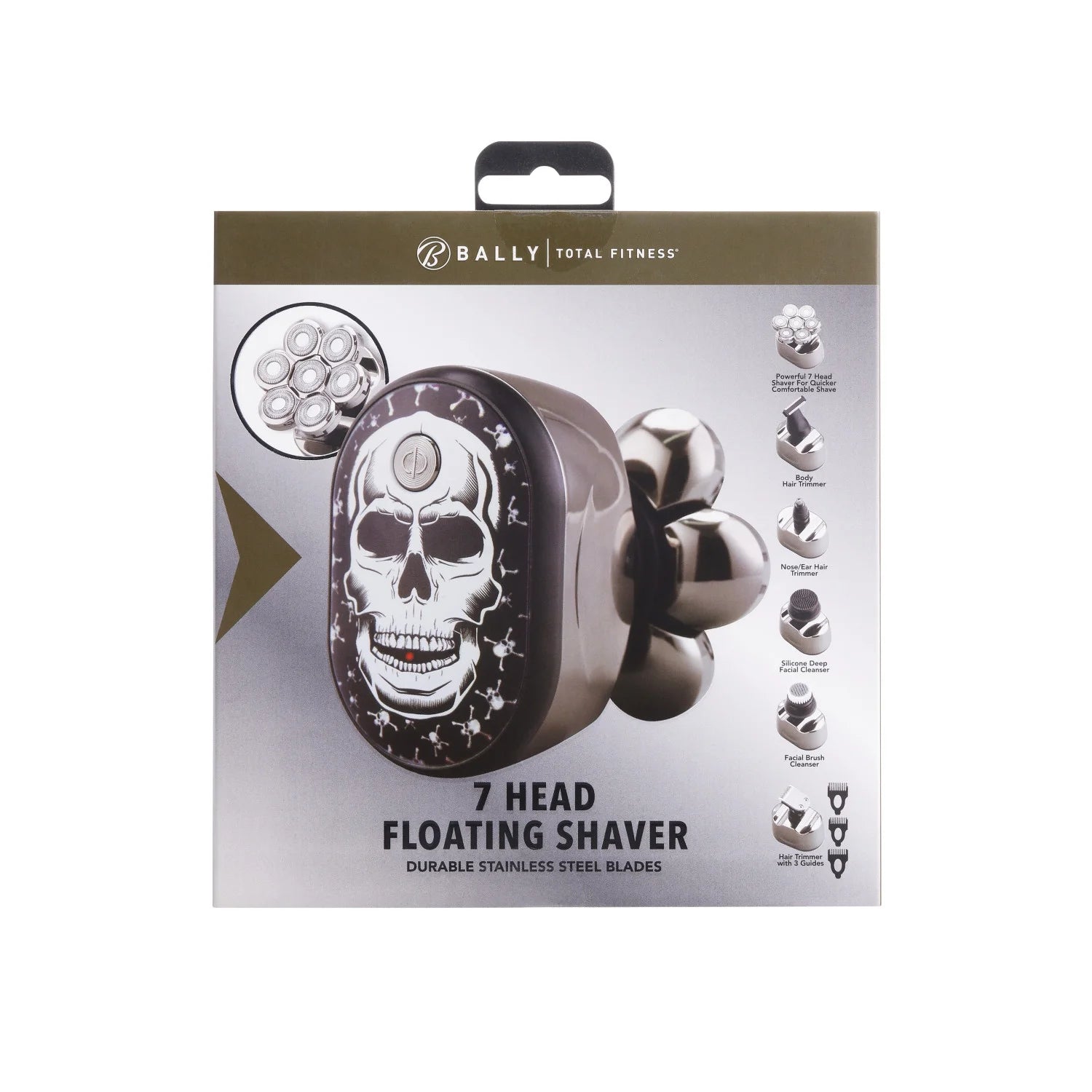 7 Head Floating Cordless Rechargeable Men'S Electric Shaver