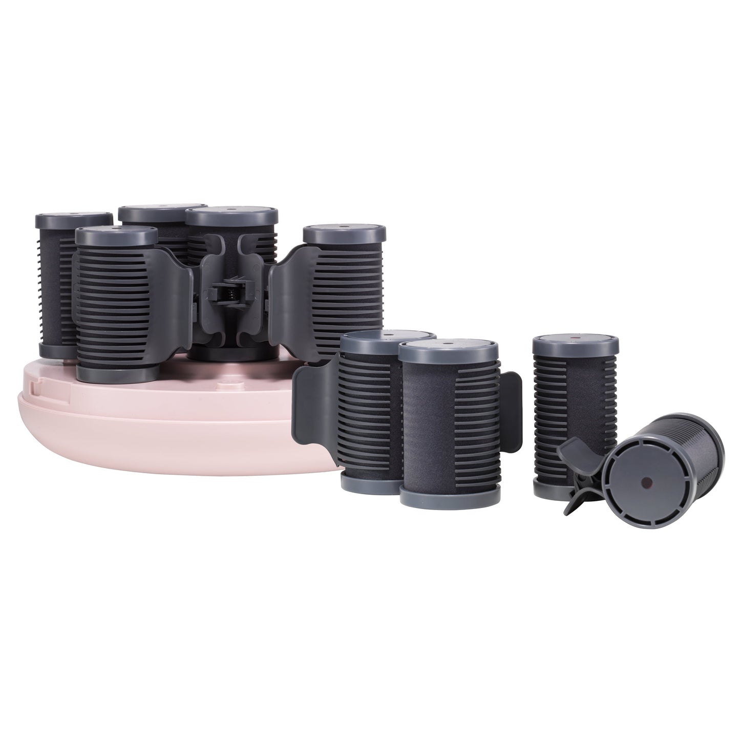 (2 Pack)  Ceramic Thermal Hot Rollers for All Hair Types & Textures, 10 Piece Set,