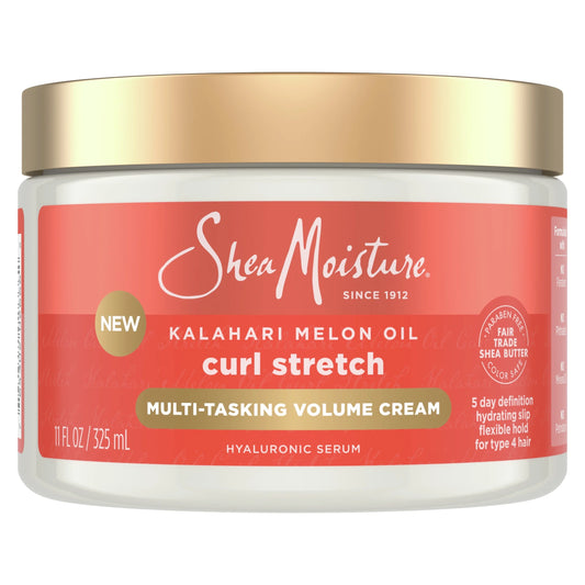 Curl Stretch Volumizing Hair Curl Styling Cream with Hydrating Hyaluronic Serum, 11 Oz