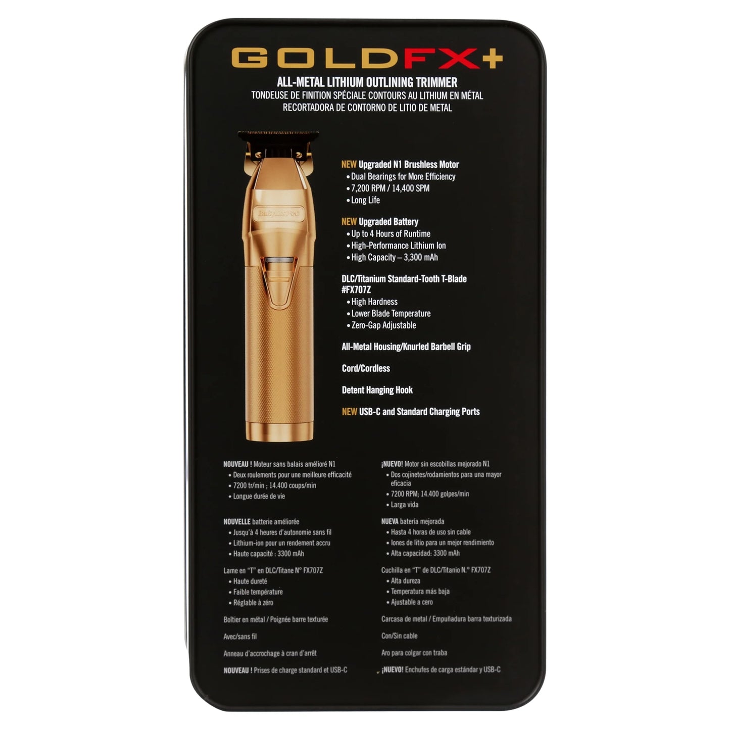 Goldfx plus All-Metal Lithium Outlining Professional Hair Trimmer