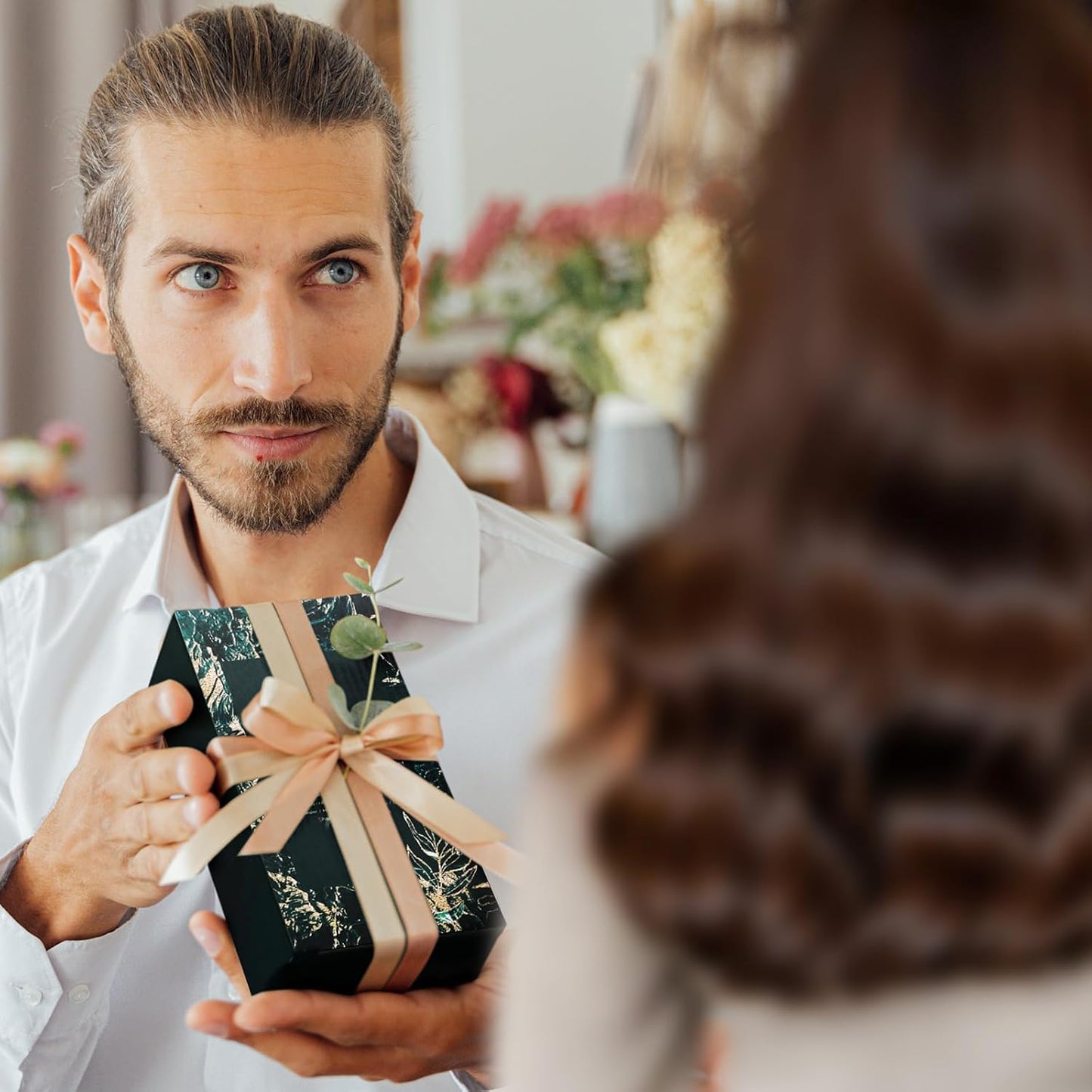 EIGSHOW Makeup Brushes 18Pcs Professional Makeup Brush Travel Set with Eco Cylinder 2Cups Holder, Premium Synthetic Foundation Powder Concealer Blush Blending Eye Lip Brush Kit - Cruelty Free