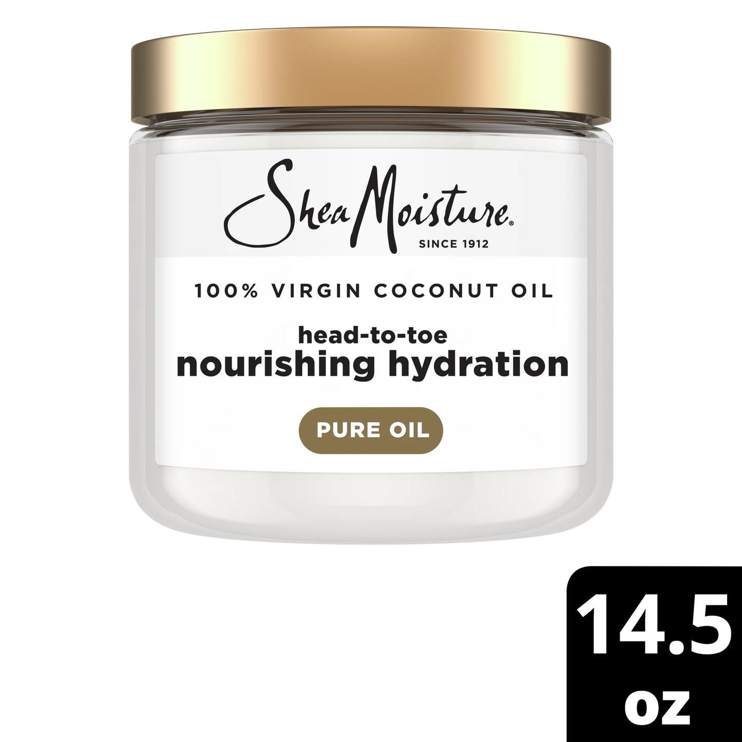 (2 Pack)  100% Extra Virgin Coconut Oil Nourishing Hydration, 14.5 Oz