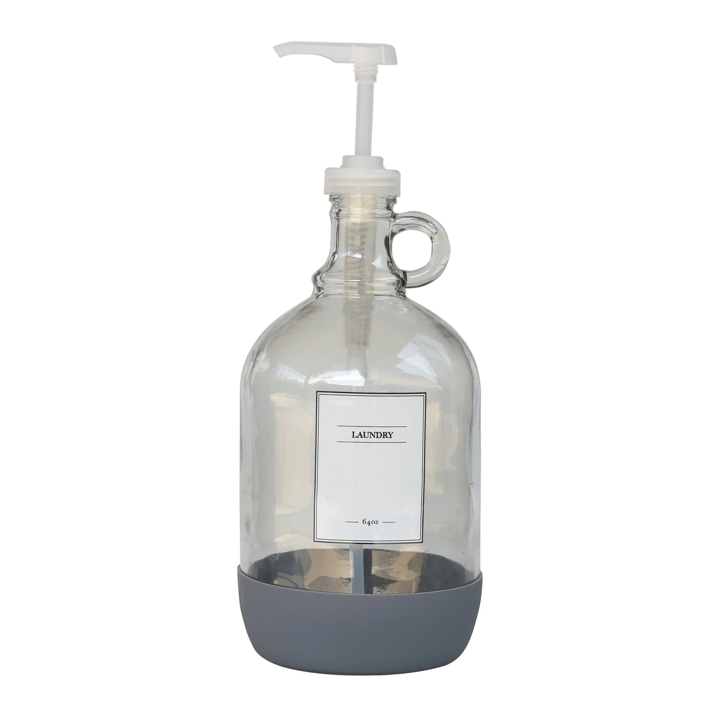 (2 Pack)  Glass Laundry Detergent Dispenser, 64 Fluid Oz. 1 Pc