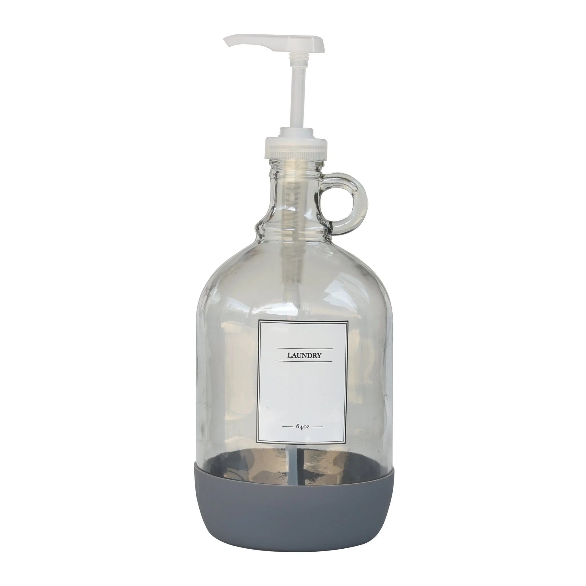 (2 Pack)  Glass Laundry Detergent Dispenser, 64 Fluid Oz. 1 Pc