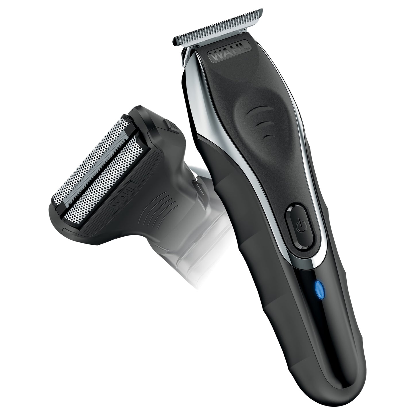 Commando Cordless Rechargeable Manscaper Wet/Dry Trimmer - Body Groomer for Men, Black 3024497