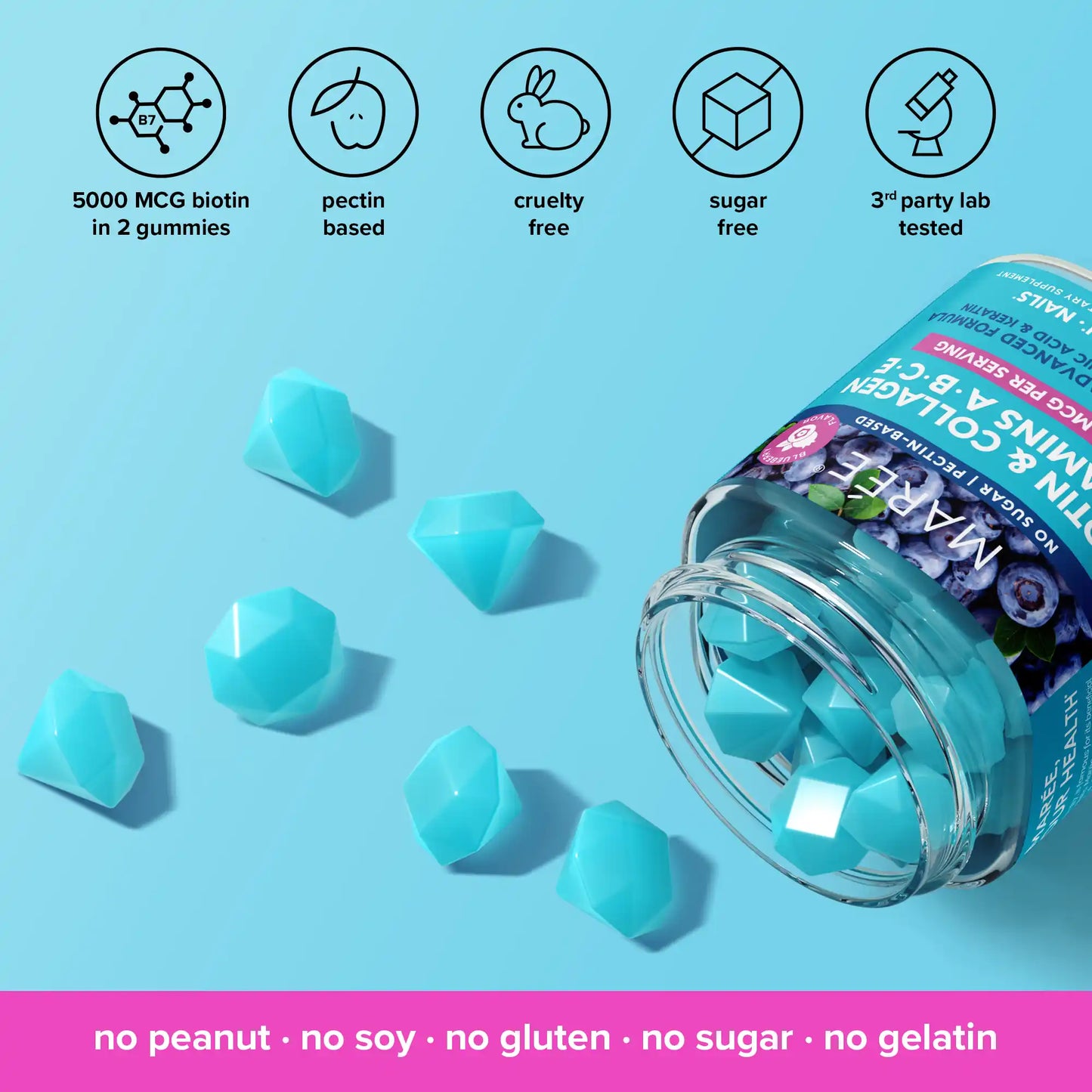 Biotin Gummies for Hair & Skin