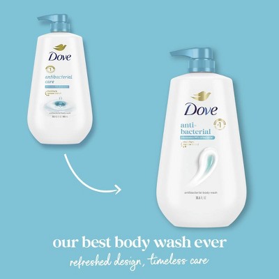 Dove Beauty Antibacterial Body Wash Pump 30.6 fl oz - Imperfect Container