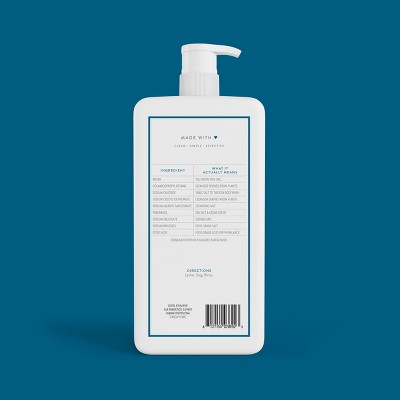 Native Body Wash Sea Salt & Cedar with Pump 36 fl oz - Imperfect Container