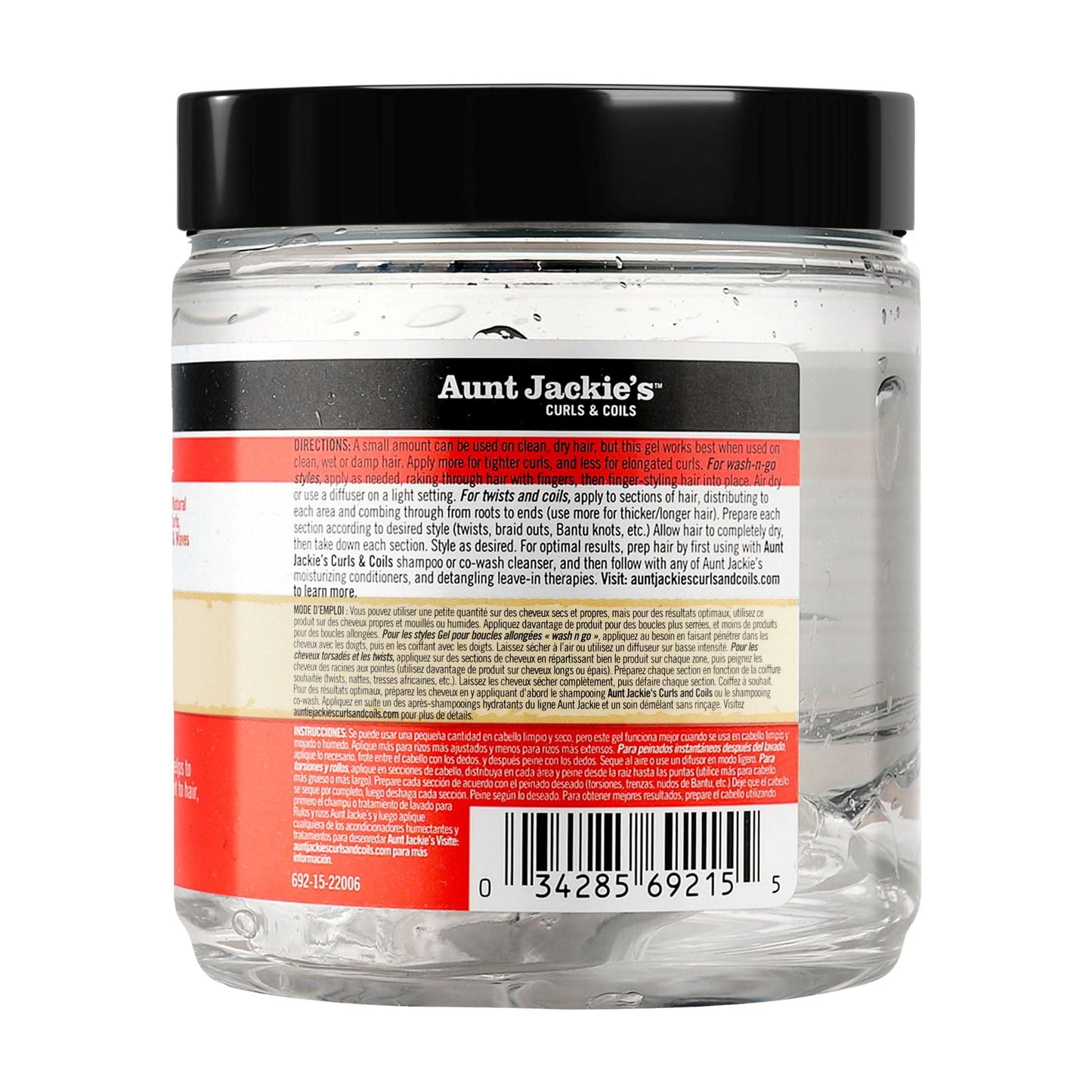 (3 Pack) Aunt Jackie’S Curls & Coils Don’T Shrink Flaxseed Elongating Curling Gel, 18 Oz., Female