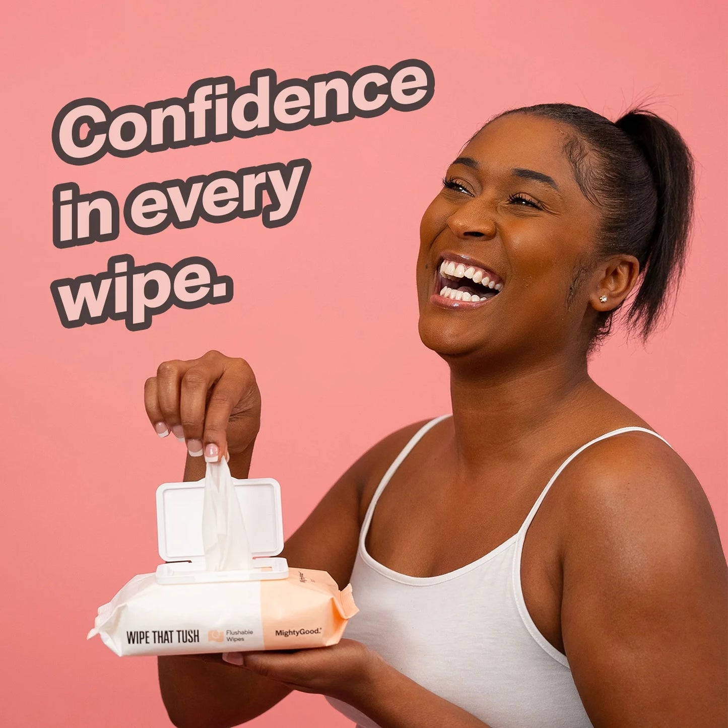 (3 Pack)  Brand - Wipe That Tush Flushable Wipes - 3 Packs of 50 Wipes - 150 Total Wipes