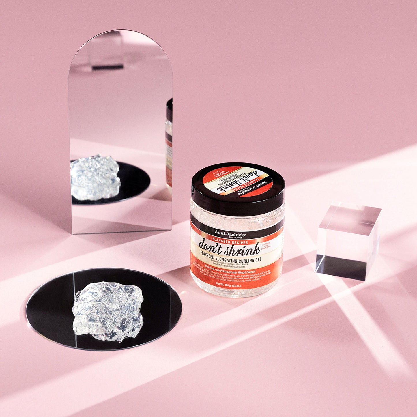 (3 Pack) Aunt Jackie’S Curls & Coils Don’T Shrink Flaxseed Elongating Curling Gel, 18 Oz., Female