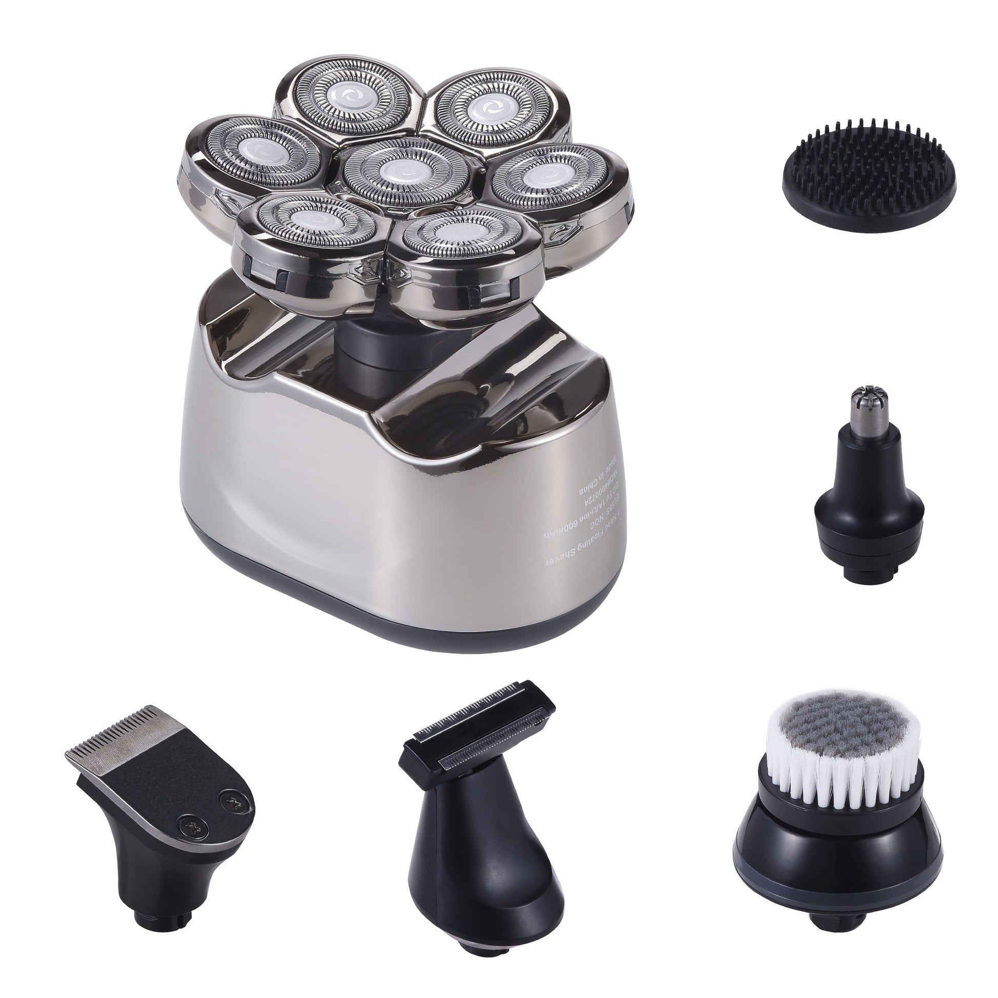 7 Head Floating Cordless Rechargeable Men'S Electric Shaver